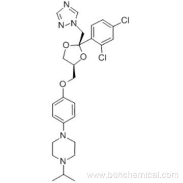 Piperazine,1-[4-[[(2R,4S)-2-(2,4-dichlorophenyl)-2-(1H-1,2,4-triazol-1-ylmethyl)-1,3-dioxolan-4-yl]methoxy]phenyl]-4-(1-methylethyl)-,rel- CAS 67915-31-5